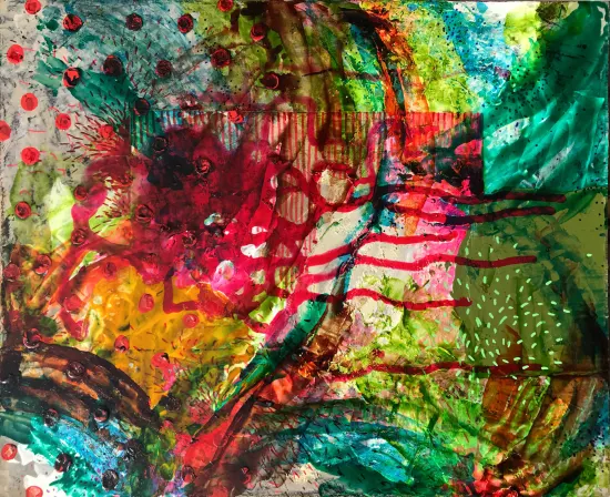 lesya luchko. art colortherapy garden